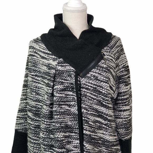 Papillon Front Zip Jacquard Knit Jacket NEW - Picture 6 of 14